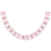 Floral Fairy Butterfly Happy Birthday Banner (Alle)