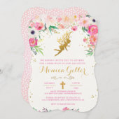 Floral Fairy First Kaart (Voorkant / Achterkant)