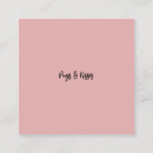 Floral Fairy Pug Behuizing Kaart (Achterkant)