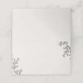 Floral Fairytale Buffet Food Label Kaarten (Buitenkant ongevouwen)