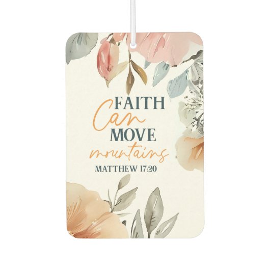 Floral Faith Can Move Mountains Luchtverfrisser (Voorkant)