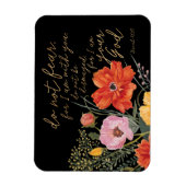 Floral Faith - niet bang, want ik ben bij je Magneet (Verticaal)