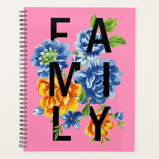Floral Family Quote Planner (Voorkant)
