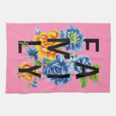 Floral Family Quote Theedoek (Horizontaal)