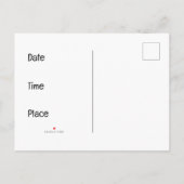 Floral Fancy Uitnodiging Briefkaart (Achterkant)