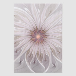 Floral Fantasy, Abstract Modern Pastel Flower Tissuepapier