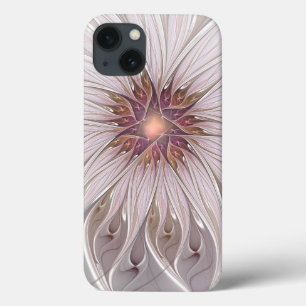 Floral Fantasy, Abstracte moderne deegbloem iPhone 13 Hoesje