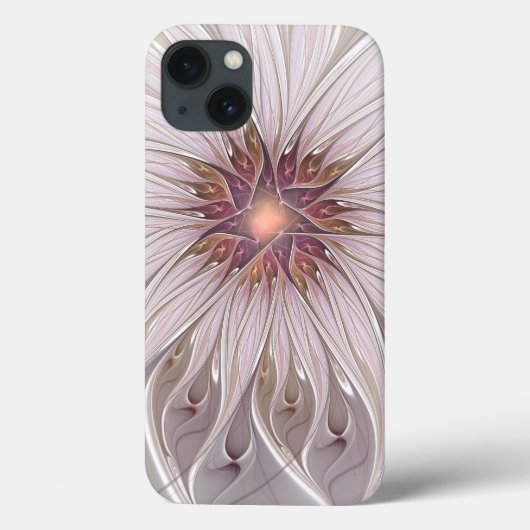 Floral Fantasy, Abstracte moderne deegbloem Case-Mate iPhone Case (Achterkant)