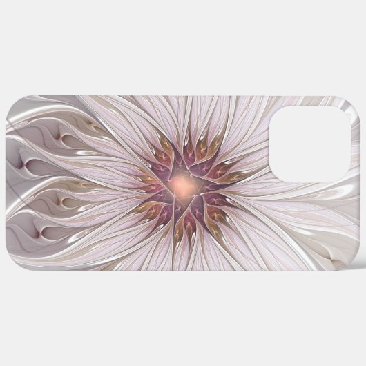 Floral Fantasy, Abstracte moderne deegbloem Case-Mate iPhone Case (Achterkant / Rechts)