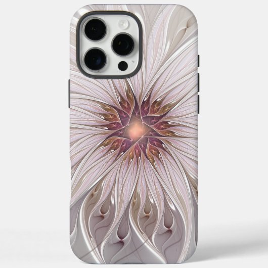 Floral Fantasy, Abstracte moderne deegbloem Case-Mate iPhone Case (Achterkant)