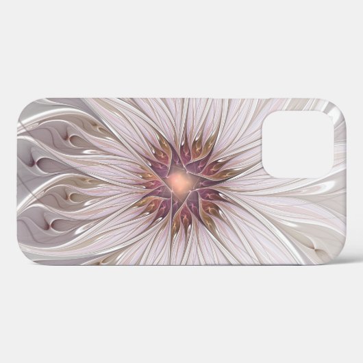Floral Fantasy, Abstracte moderne deegbloem Case-Mate iPhone Case (Achterkant (horizontaal))