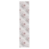 Floral Fantasy, Abstracte moderne deegbloem Korte Tafelloper (Voorkant)