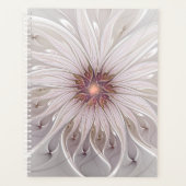 Floral Fantasy, Abstracte moderne deegbloem Planner (Voorkant)