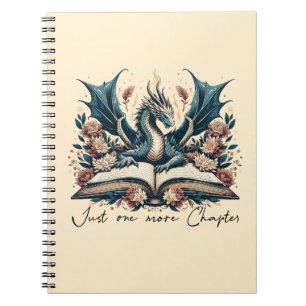 Floral Fantasy Book Dragon Nog een hoofdstuk Notitieboek