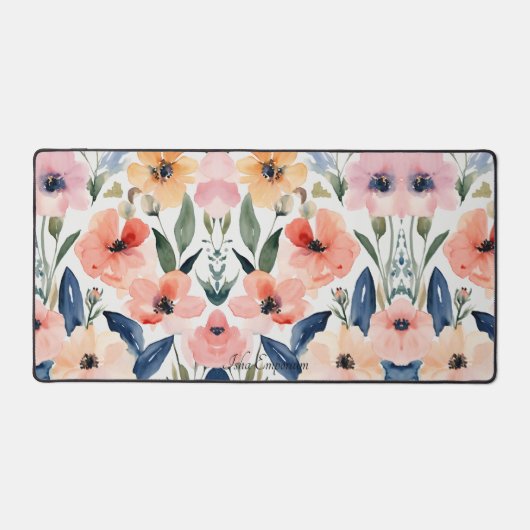 Floral Fantasy Desk Mat (Voorkant)