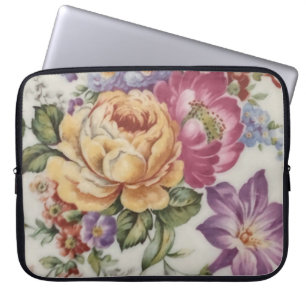 Floral Fantasy Electronics Bag Laptop Sleeve
