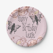 Floral Fantasy Fairies Birthday Borden