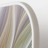 Floral Fantasy, kleurrijke Abstracte fractale bloe Pickleball Paddle (Links Detail)