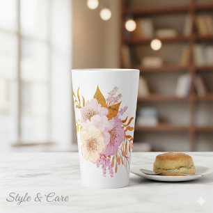 Floral Fantasy Latte Mok