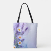 Floral Fantasy Lavendel & Daisy Bag Draagtas (Achterkant)