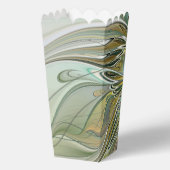 Floral Fantasy Modern Fractal Art Flower With Gold Bedankdoosjes (Achterkant)