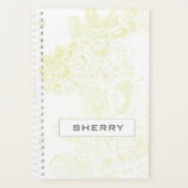 Floral Fantasy Monogram Planner (Voorkant)