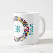 Floral Fantasy Ring Jumbo Mok (Voorkant rechts)