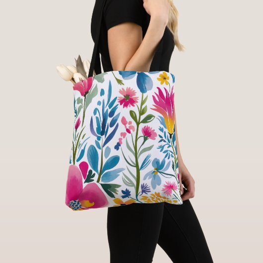 Floral Fantasy Tote Bag (De près)