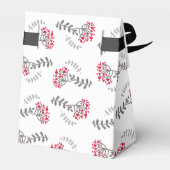 Floral Favor Box Bedankdoosjes (Achterkant)