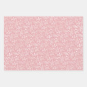 Floral Feuille Art Motif Sur Sage Rose Vert Beige (Devant)