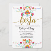 Floral Fiesta Couples Douche Invitation (Devant)