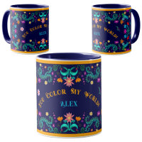 Floral Fiesta Mexicaanse Volkskunst Je kleurt mijn