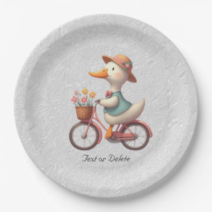 Floral Fietseend Papier Bord