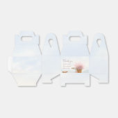 Floral Fietsverlovingsfeest Bedankt Bedankdoosjes (Uitgevouwen)