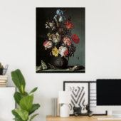 Floral Fine Art Poster of Print (Thuiskantoor)
