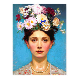 "Floral Flair" Ruth - Kunst & Bloemen Maatschappij Foto Afdruk