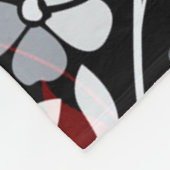 Floral Fleece Deken (Hoek)