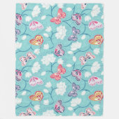 Floral Fleece Deken (Voorkant)