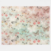 Floral Fleece Deken (Voorkant (Horizontaal))