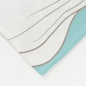 Floral Fleece Deken (Hoek)