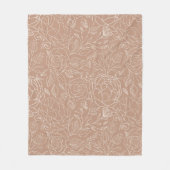  Floral Fleece Deken (Voorkant)