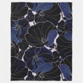 Floral Fleece Deken (Voorkant)