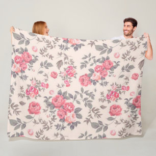Floral Fleece Deken