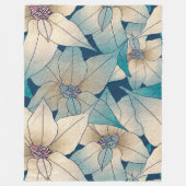 Floral Fleece Deken (Voorkant)