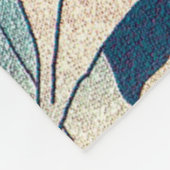 Floral Fleece Deken (Hoek)
