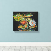 Floral Fleur - Om Peinture En Toile (Insitu (Plancher de Bois))