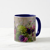 Floral Fleurs Art Bouquet fleurs Lover Mug Cup (Devant droit)