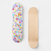 Floral fleurs motif Girls Skateboard (Recto)