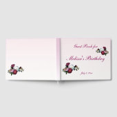 Floral Fleurs Roses Anniversaire de fête Livre d'i (Complet)