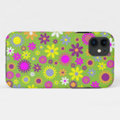 Floral Flowers IPhone case (Achterkant (horizontaal))